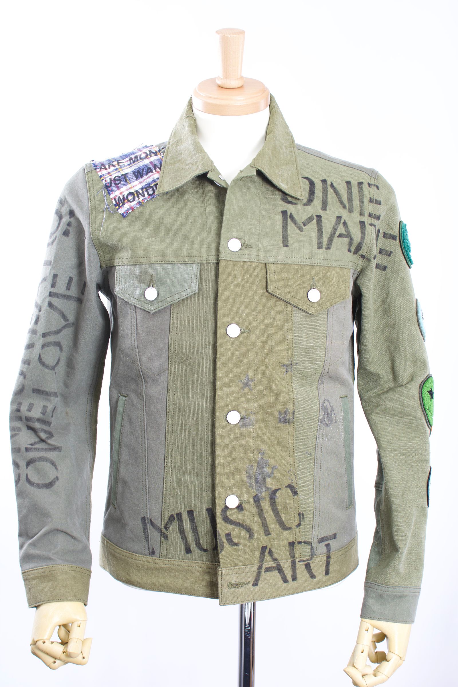 ONE-562 REBUILD JACKET / 1点物(M相当) / FRANCH ARMY DUFFLE BAG / ハンドメイド
