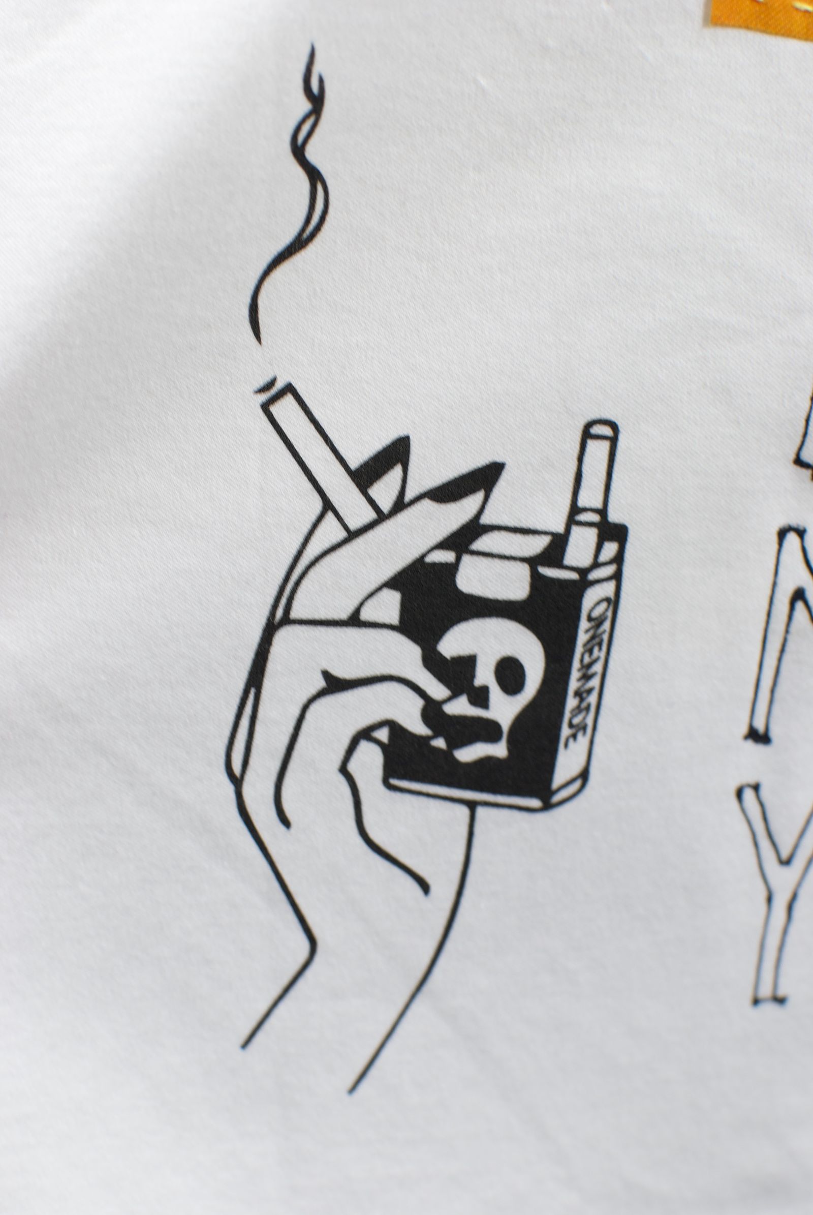 ONE-694 ZULUCKY  50サイズ / ハンドメイド / LANDER BLUE 別注モデル  / 1点もの /アートTシャツ