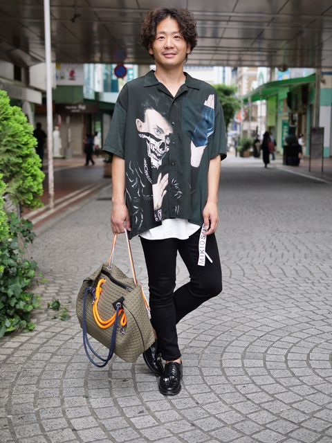 40歳から始めるアートなボタンシャツ。