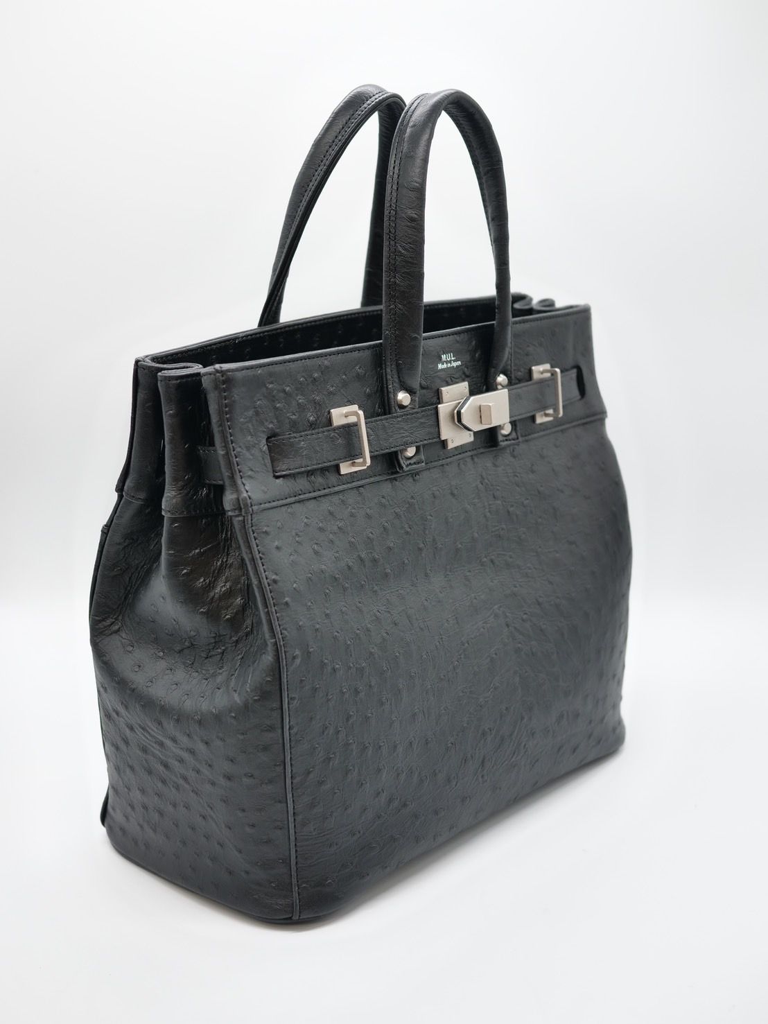 【M.U.L/ エムユーエル】姫路本革（レザー） ブラック / Mサイズ  /  日本製 / Made in Japan  /トートBag / メンズ レディース 兼用 UNISEX