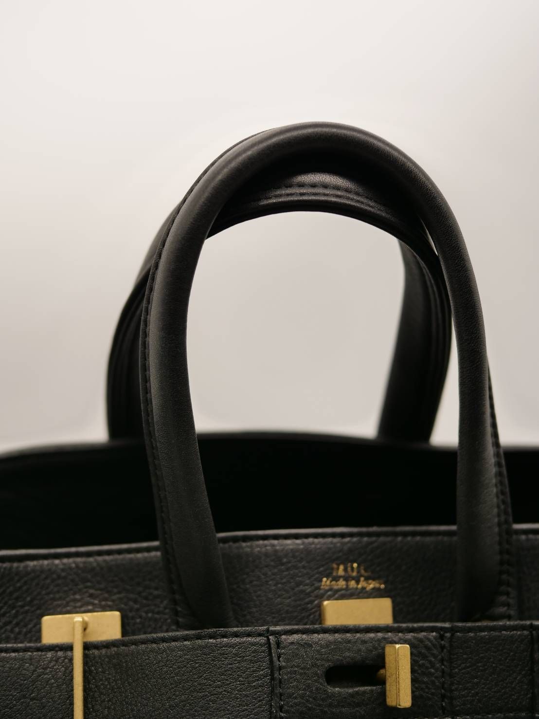 【M.U.L/ エムユーエル】姫路本革（レザー） ブラック / Mサイズ / 日本製 / Made in Japan /トートBag / メンズ レディース 兼用 UNISEX