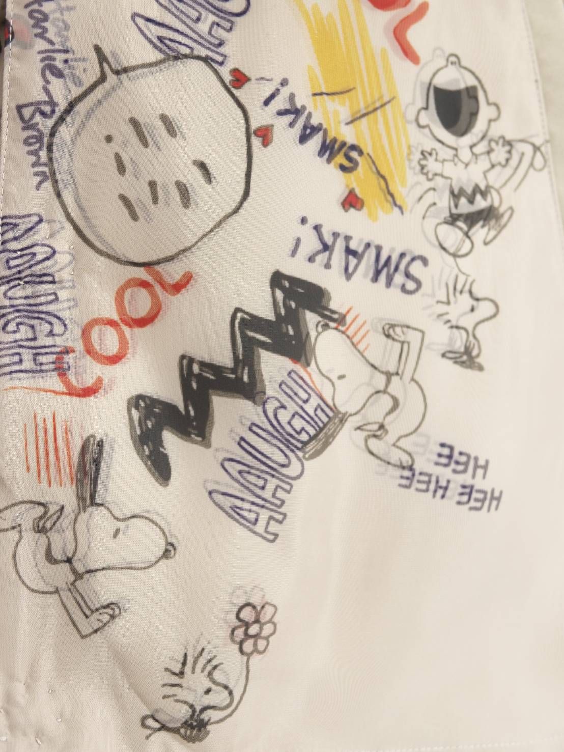 【スヌーピーシリーズ】 TR-014 / コーチジャケット / PEANUTS / SNOOPY / ライセンス商品 / 3Dアート / スヌーピーデザイン / BEIGE / UNISEX