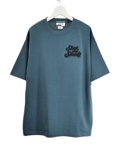 【3D刺繍】LANDER BLUE オリジナル / 刺繍Tシャツ / 高品質な厚手Tシャツ / 9オンス / ビックシルエット / ヘビーウェイトTシャツ / ヘビーオンスTシャツ