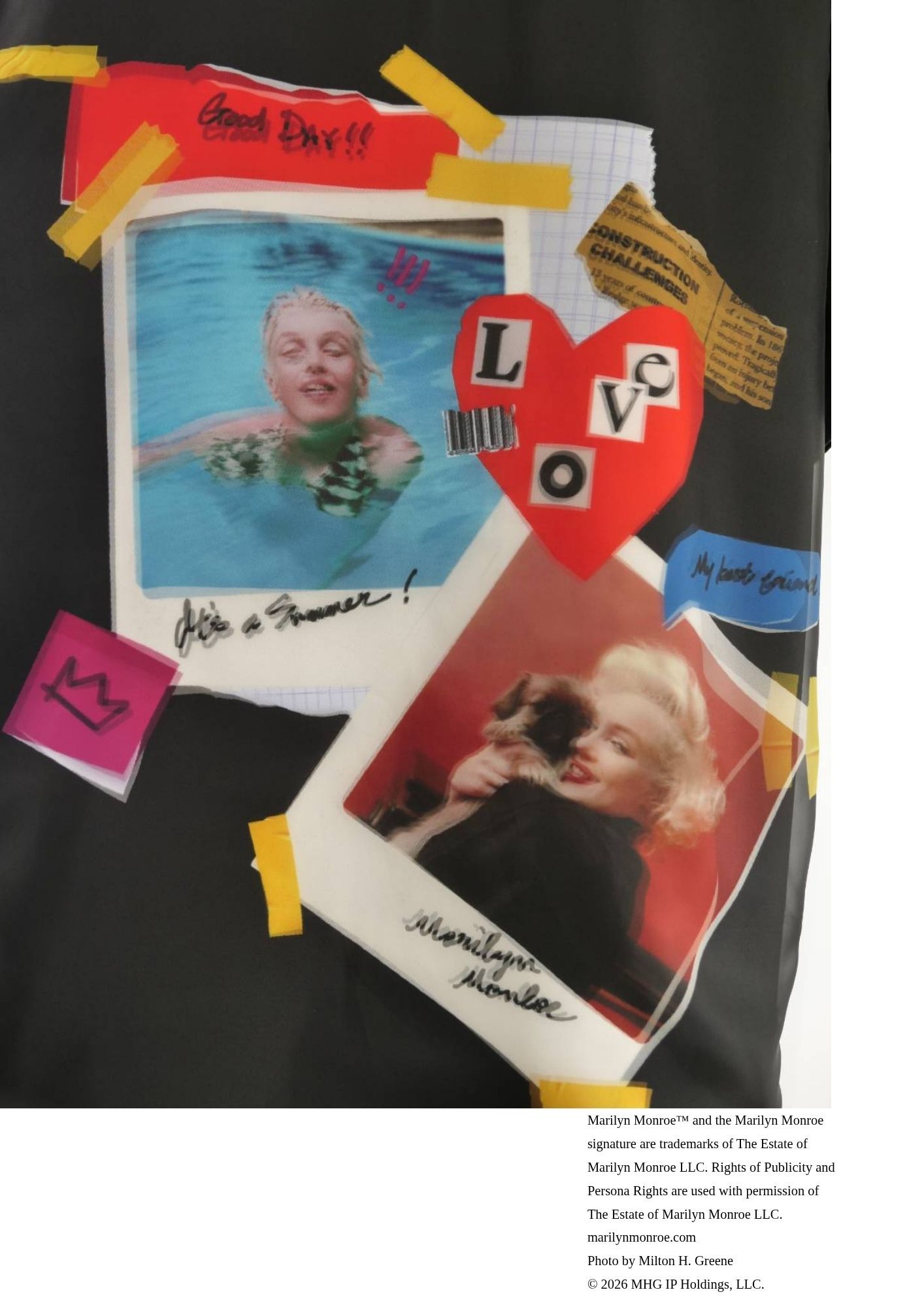 【マリリンモンローデザイン】TR-140 / MONROE SNAP PICTURE / 3DTシャツ /  BLACK / ユニセックス