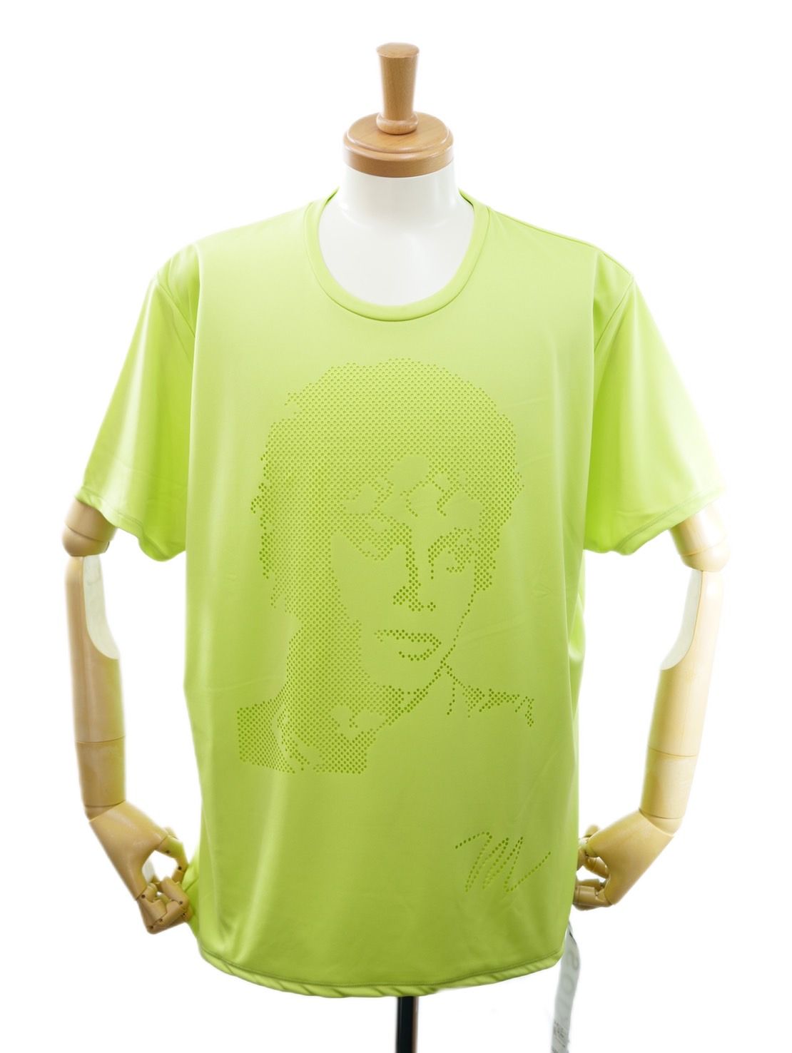 【ドットで表現された作品】 Tシャツ / オーバーサイズ / ARTブランド / Lme Green / ライムグリーン / 絵画 / アートピース / ONEMADE