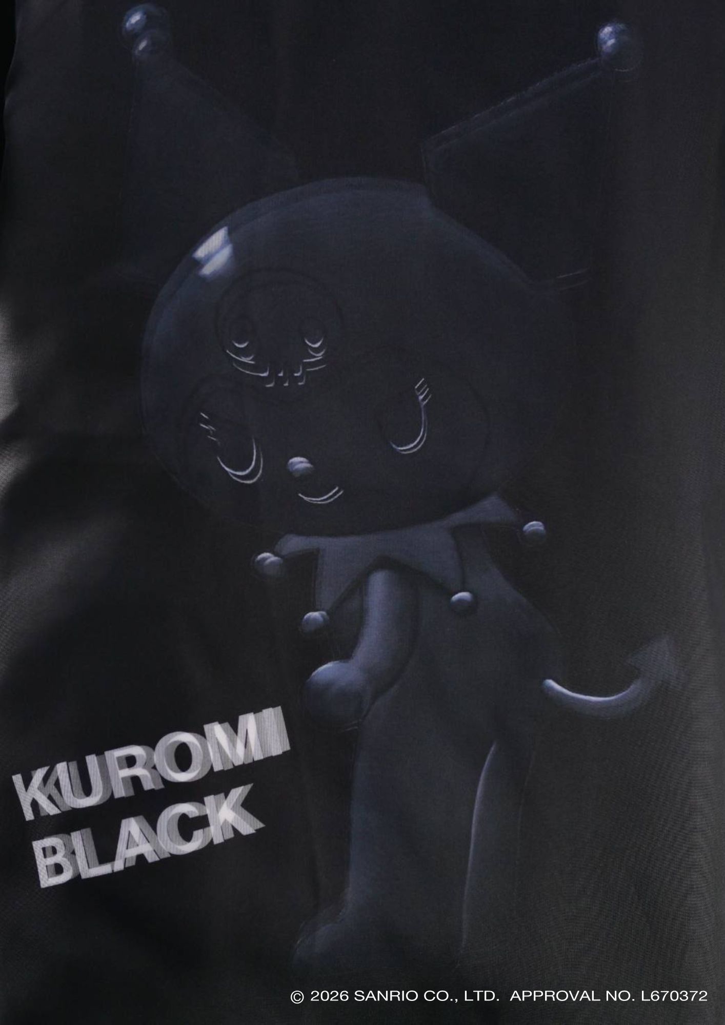 【KUROMIデザイン】TR-096 / 3DアートTシャツ / クロミ / BLACK / ユニセックス