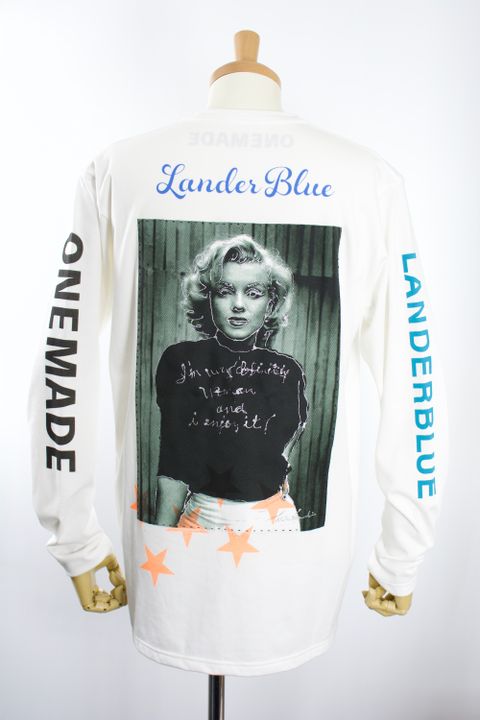 ONEMADE×LANDERBLUE「別注」ONE-710 /  XLサイズ /  ロングTシャツ / HAND MADE / MAXSIX /MIKIO SUZUKI