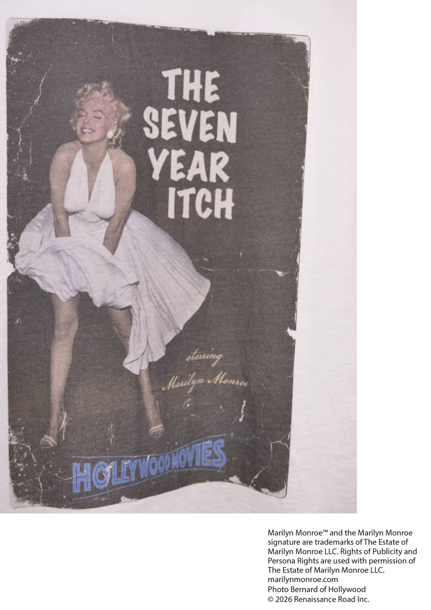 【マリリンモンロー】 RP-MM-001 / Marilyn Monroe Tシャツ / WHITE / ユニセックス