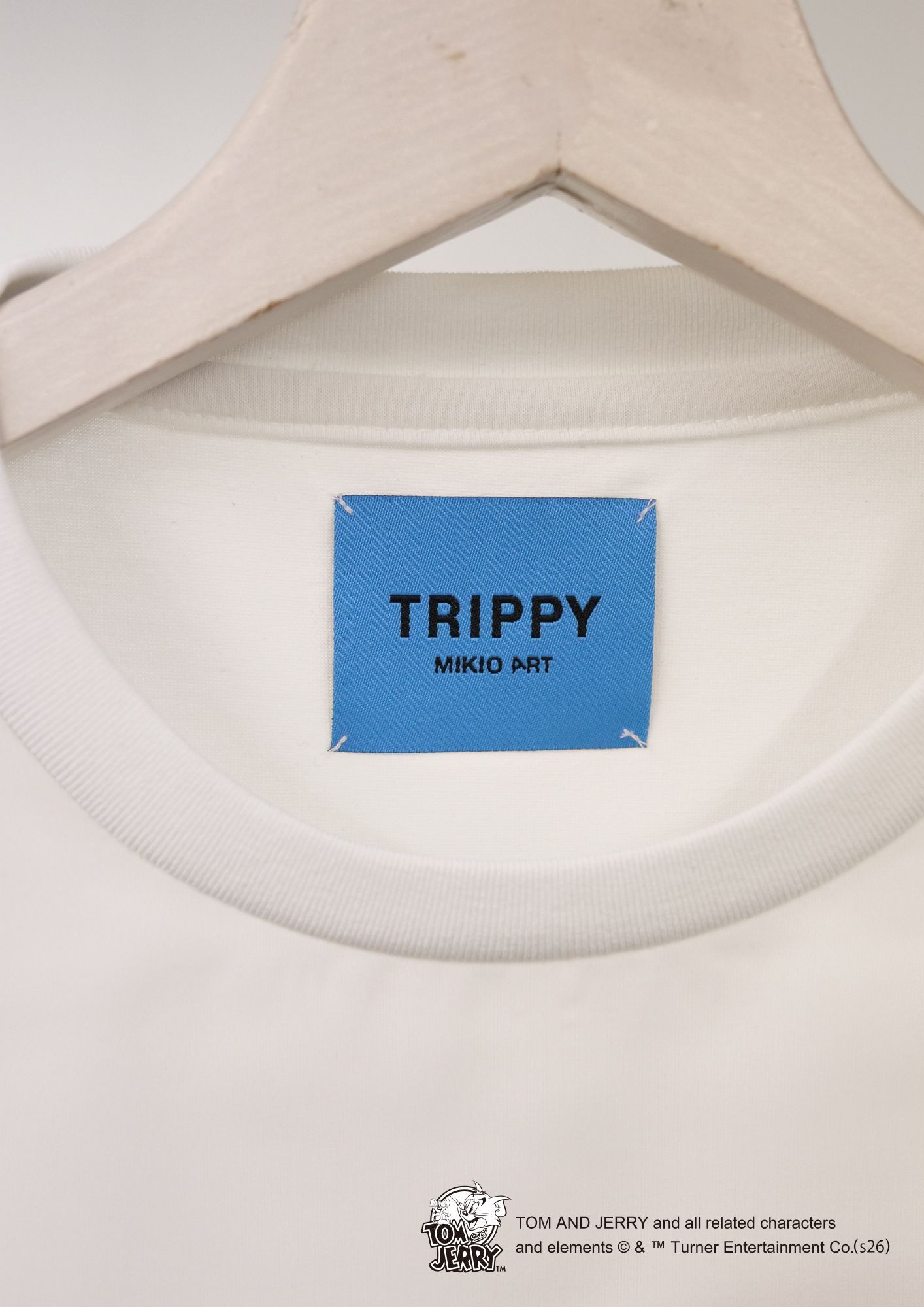 【TOM&JERRY×TRIPPY MIKIO ART】TR-156 / 3DTシャツ / WHITE / ロンT / ユニセックス