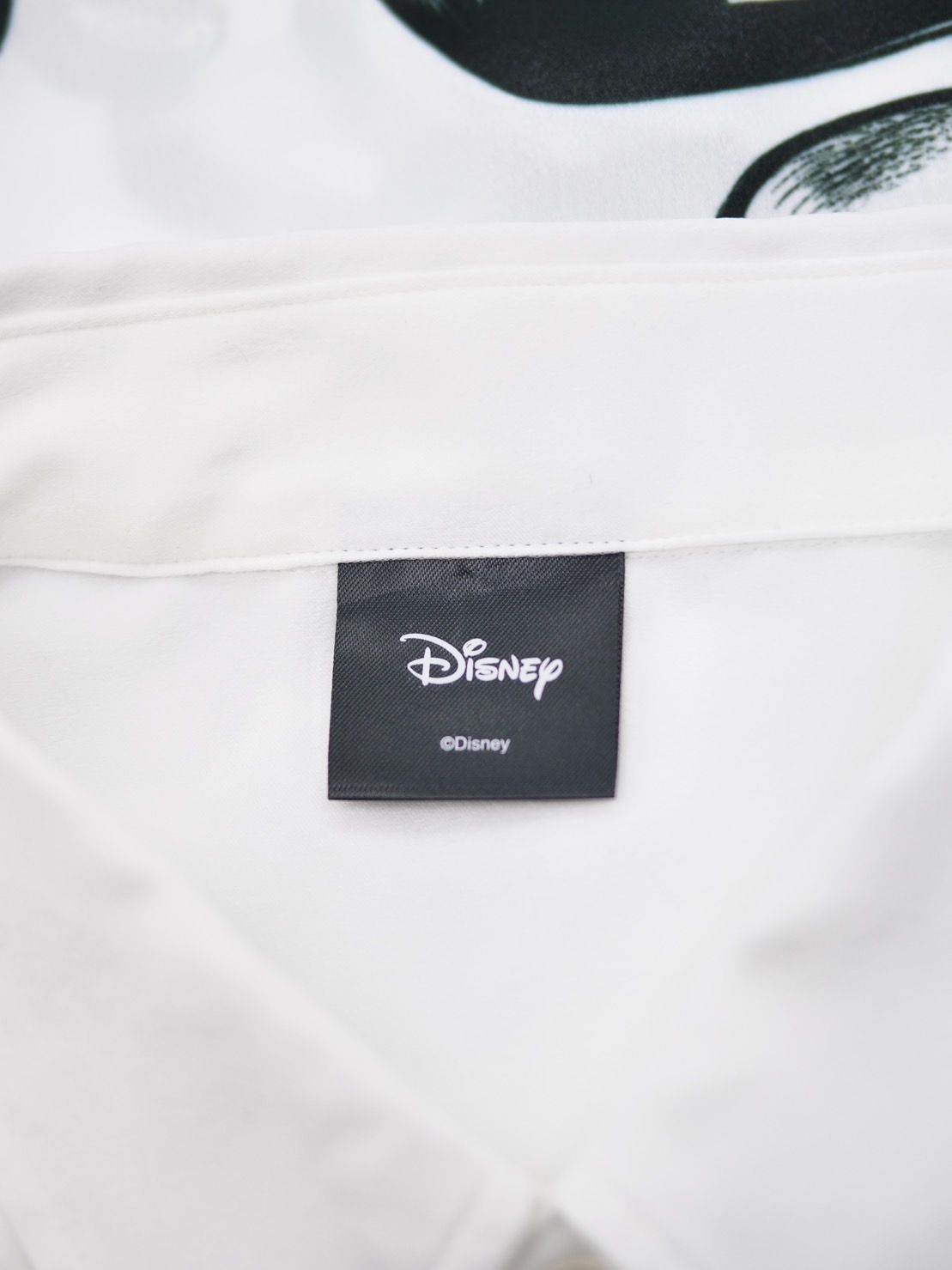 【Disney×maxsix】ボタンシャツ / Art MickeyMouse / WHITE / アートミッキーマウス / アートファッション /カッターシャツ