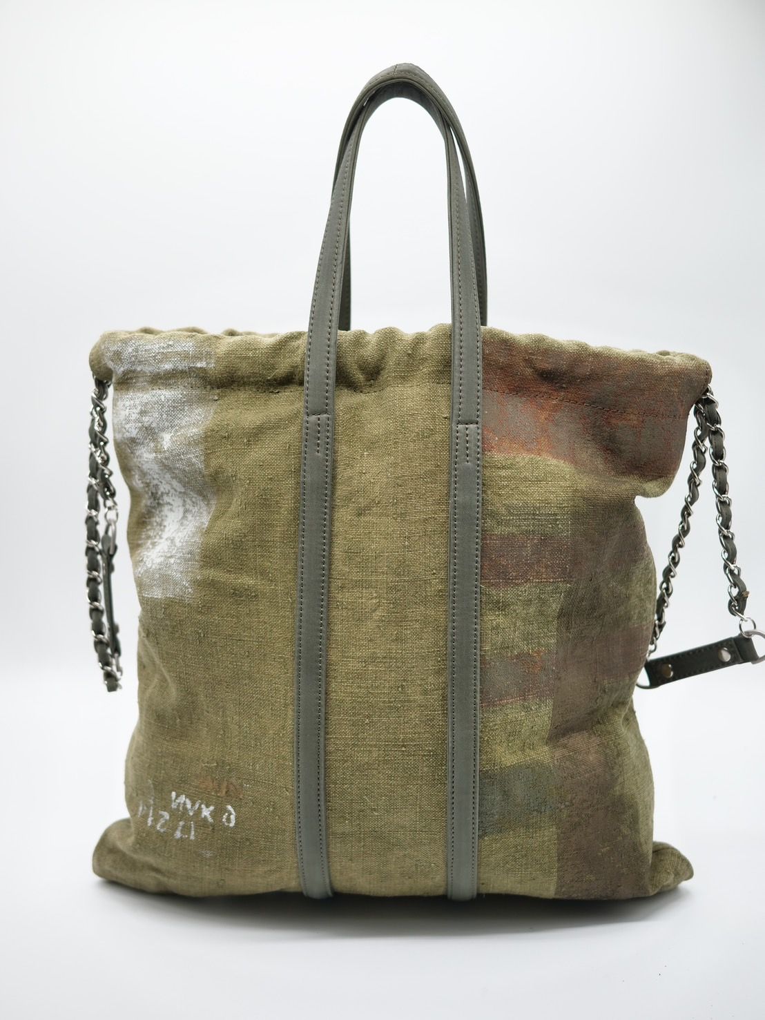 【M.U.L/ エムユーエル】Vintage Remake Fabric / フランス軍テント生地 / リメイクバック / Mサイズ / 日本製 / Made in Japan /トートBag / メンズ レディース 兼用 UNISEX