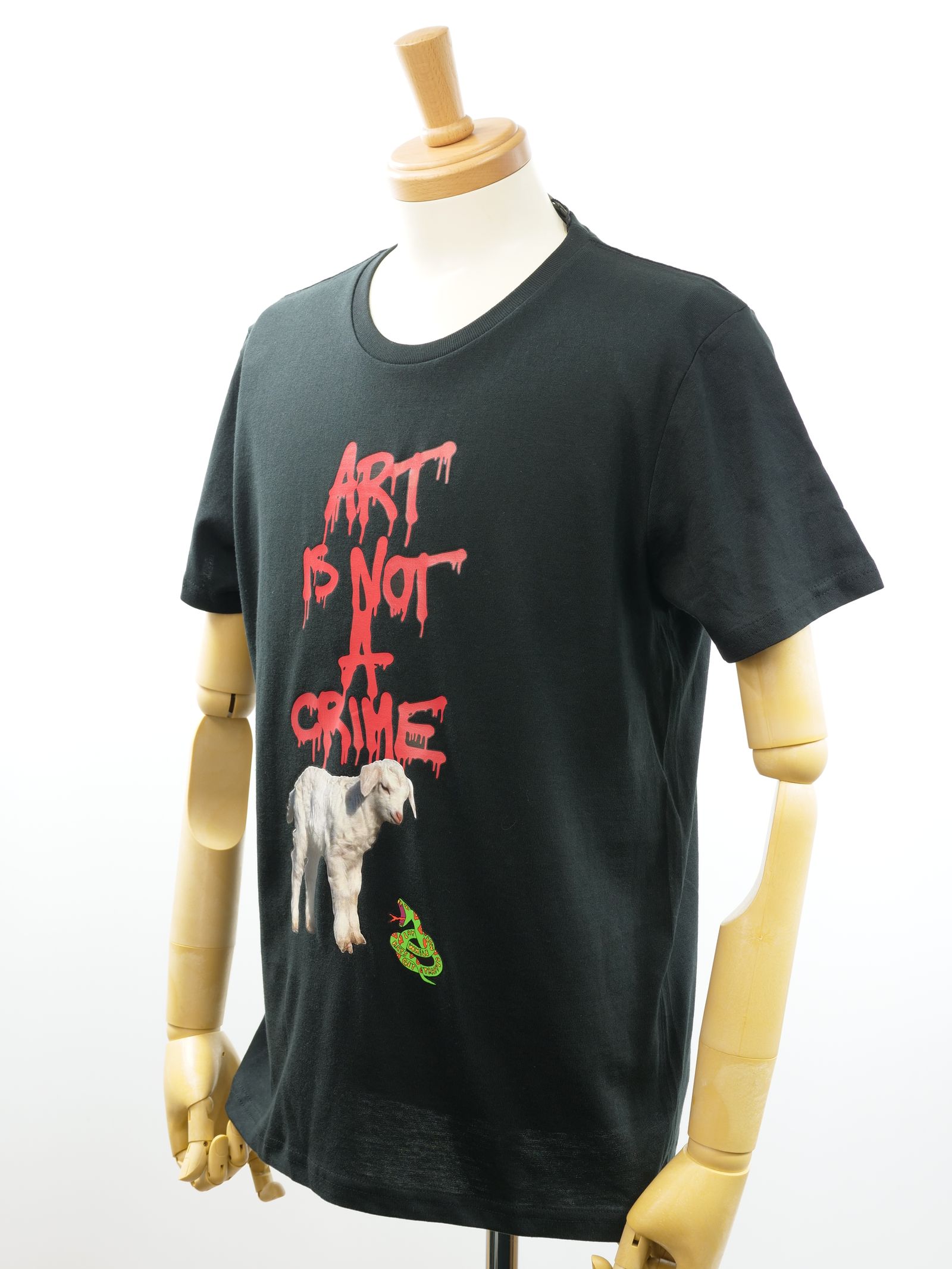 【現代作家が手がける】芸能人着用ブランド /  Art T-shirt /MX-1221/ Black / 黒 /