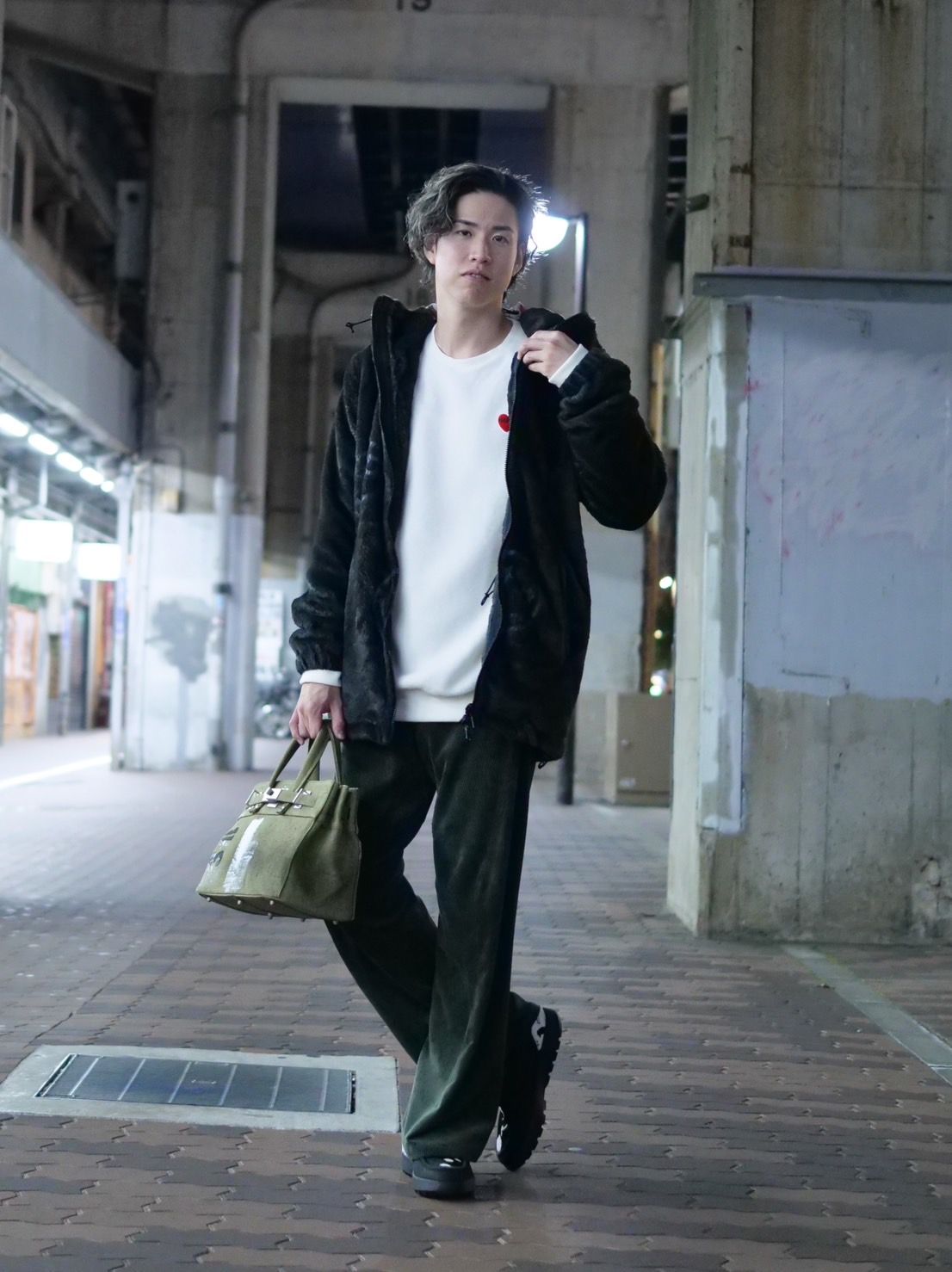 【M.U.L/ エムユーエル】Vintage Remake Fabric  / フランス軍テント生地 / リメイクバック / Sサイズ / 日本製 / Made in Japan /トートBag / メンズ レディース 兼用 UNISEX