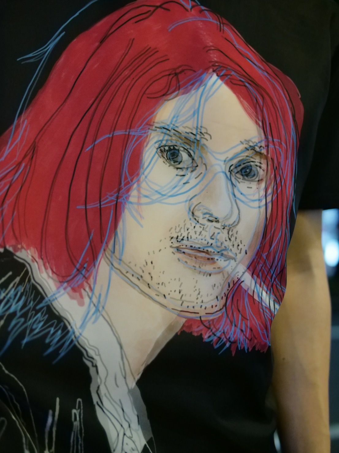 TRIPPY ART - 【3DアートTシャツ】 KURT COBAIN / カート