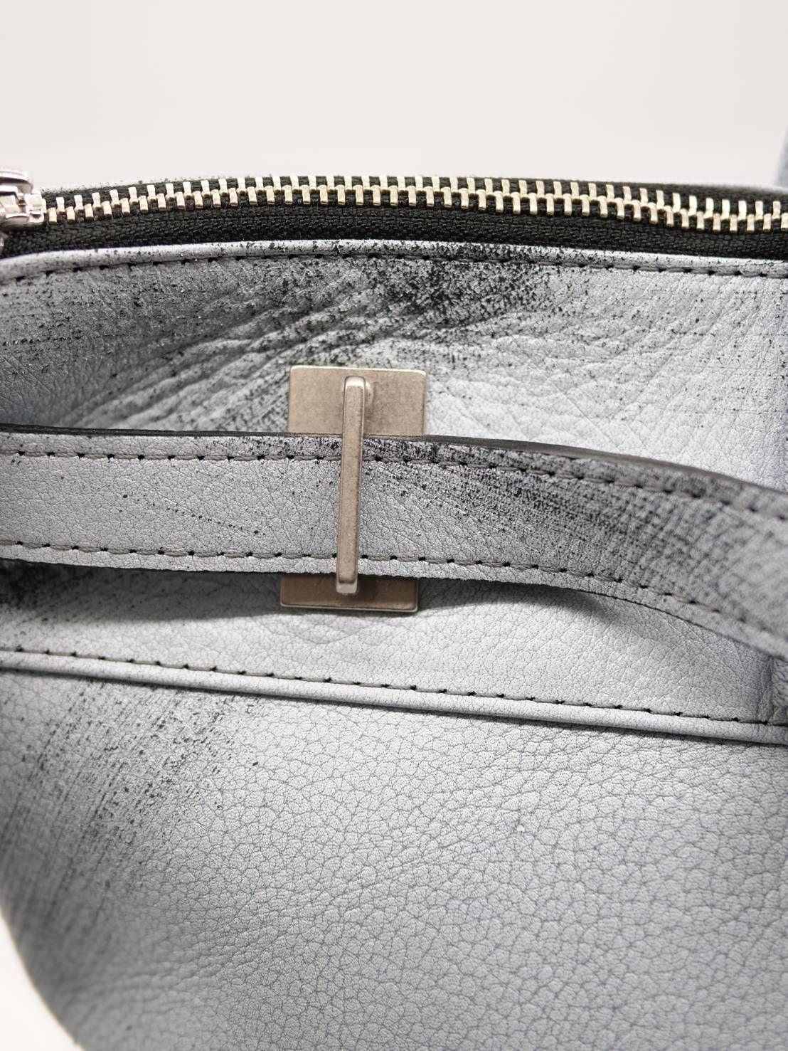 M.U.L 日本製 本革ヘルメットバッグ ヴィンテージホワイト｜2WAY ショルダートート｜姫路レザー使用｜メンズ レディース UNISEX