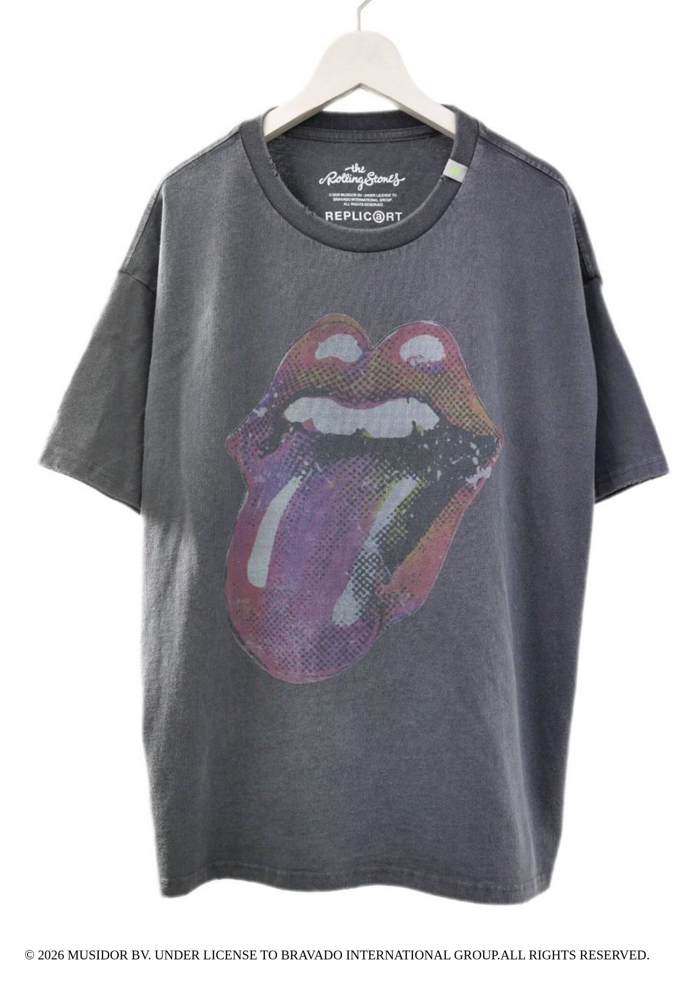 【ローリングストーンズ】 RP-RS-001 / The Rolling Stone Tシャツ / Charcoal / ユニセックス