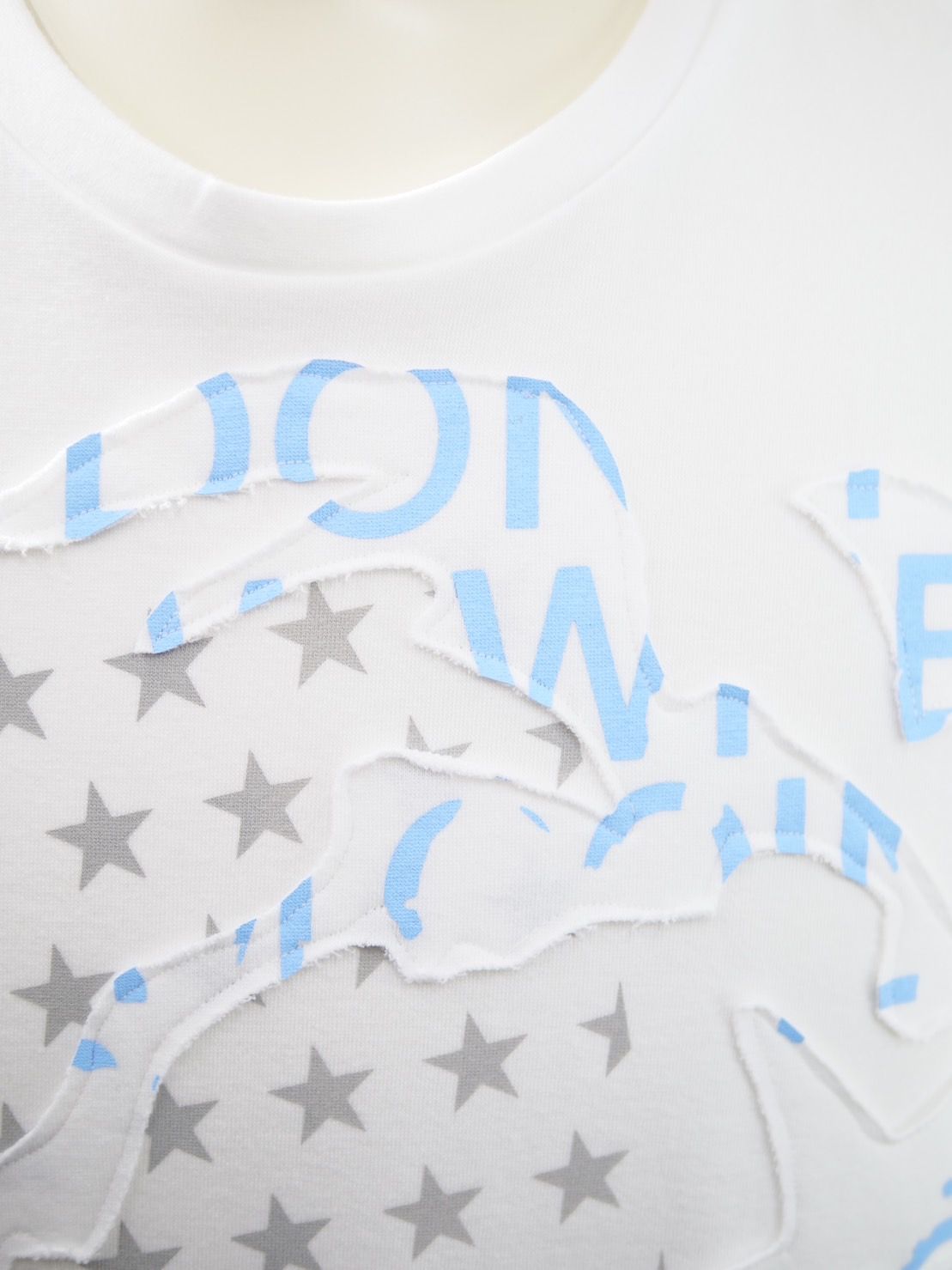 【パッチワークで表現】 Art Tシャツ / WHITE / ハンドメイド / アートTシャツ