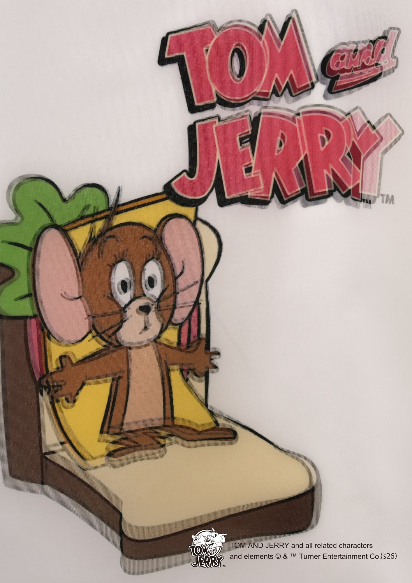 【TOM&JERRY×TRIPPY MIKIO ART】TR-156 / 3DTシャツ / WHITE / ロンT / ユニセックス