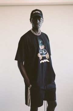 NYBEAR BOX T SHIRT / BLACK / 黒色/オーバーサイズ  / USA産コットン / ヘビーオンス /厚手