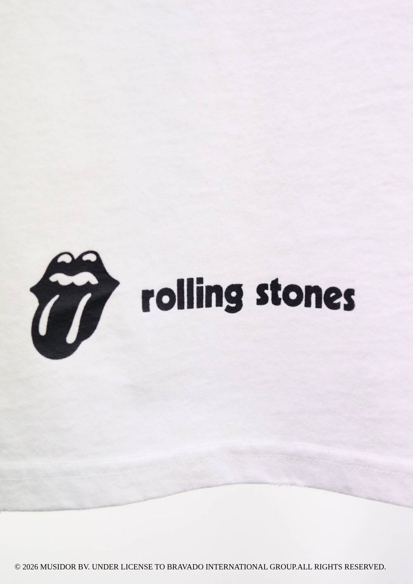 【ローリングストーンズ】 RP-RS-001 / The Rolling Stone Tシャツ / WHITE / ユニセックス