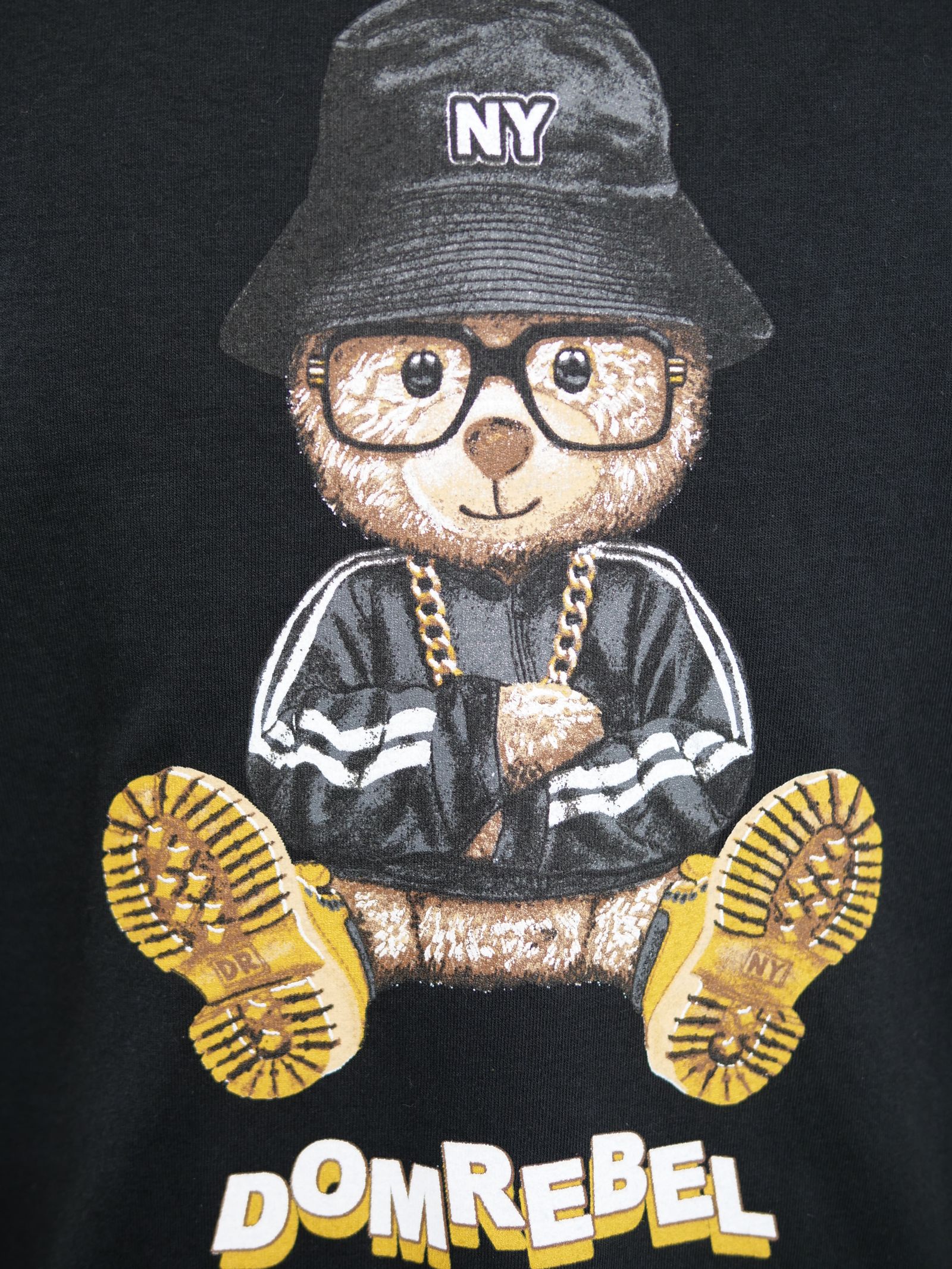 NYBEAR BOX T SHIRT / BLACK / 黒色/オーバーサイズ  / USA産コットン / ヘビーオンス /厚手