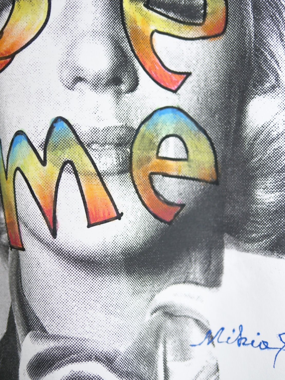 【アート作家が手がけるブランド】ONEMADE / Art TSshirt / ハンドメイド / 1点物 / 白色 / WHITE
