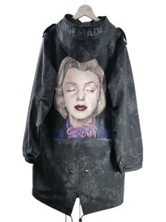 【別注 モッズコート】PARKA SHELL M-1951 / M-51 / Black Denim アウター / UNISEX / マリリンモンローデザイン