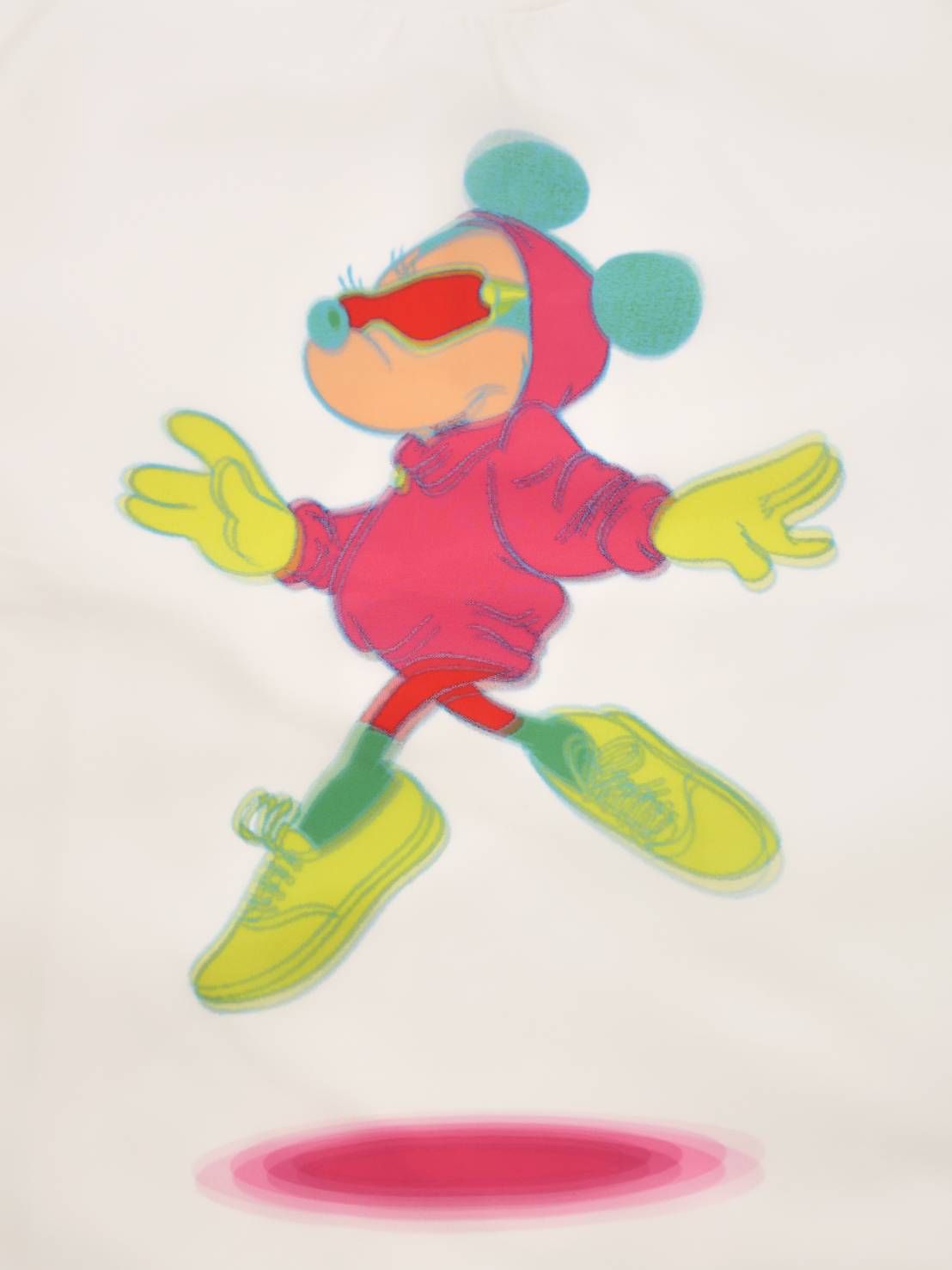【MAXSIX3Dシリーズ】  FLYING / MINNIE / アートTシャツ / ミニー / ディズニーライセンス商品 / WHITE / ユニセックス