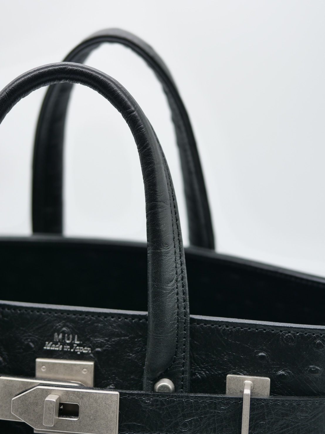 【M.U.L/ エムユーエル】姫路本革（レザー） ブラック / Sサイズ  /  日本製 / Made in Japan  /トートBag / メンズ レディース 兼用 UNISEX