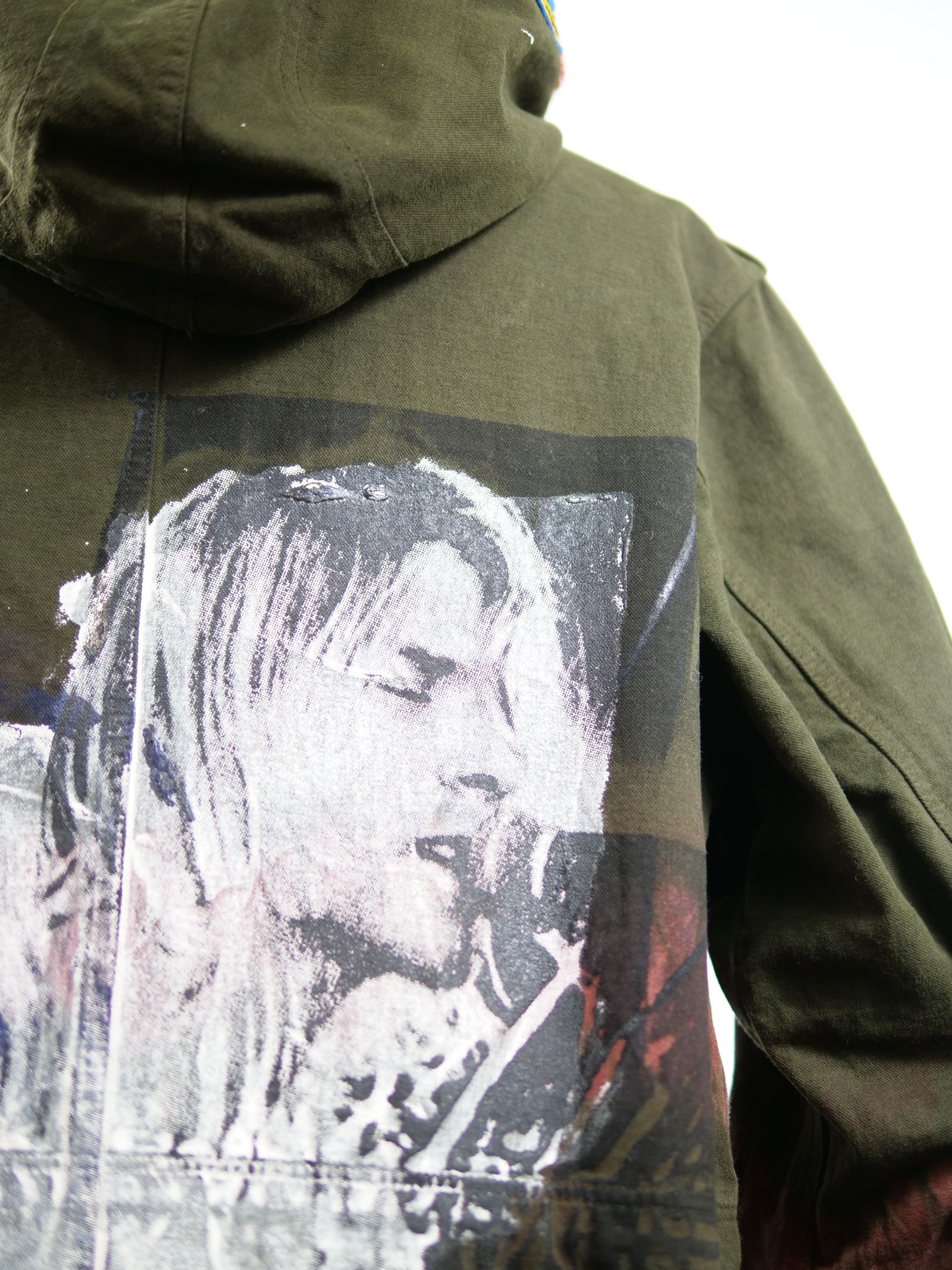 ONE820 / MODSCOAT / UNISEX / ユニセックス / ヴィンテージカーキ / ハンドメイド / タイダイ染め / 手染めモッズコート / HAND MADE / アートブランド
