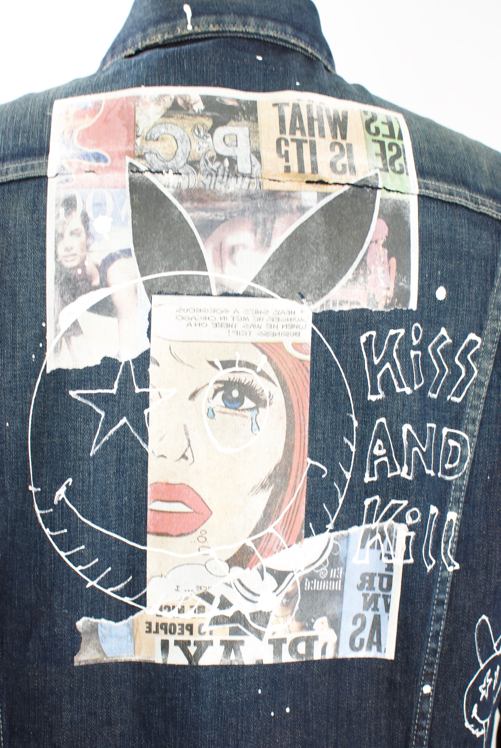 ONE-519 DENIM JACKET  / デニムジャケット /  Hand Made / ハンドメイド  / ハンドペイント