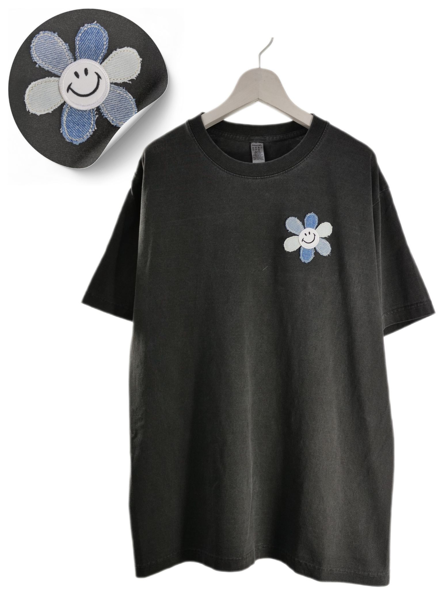 WBCQ 51 らんらん 籃籃 藍藍 応援 Tシャツ （ブラック）