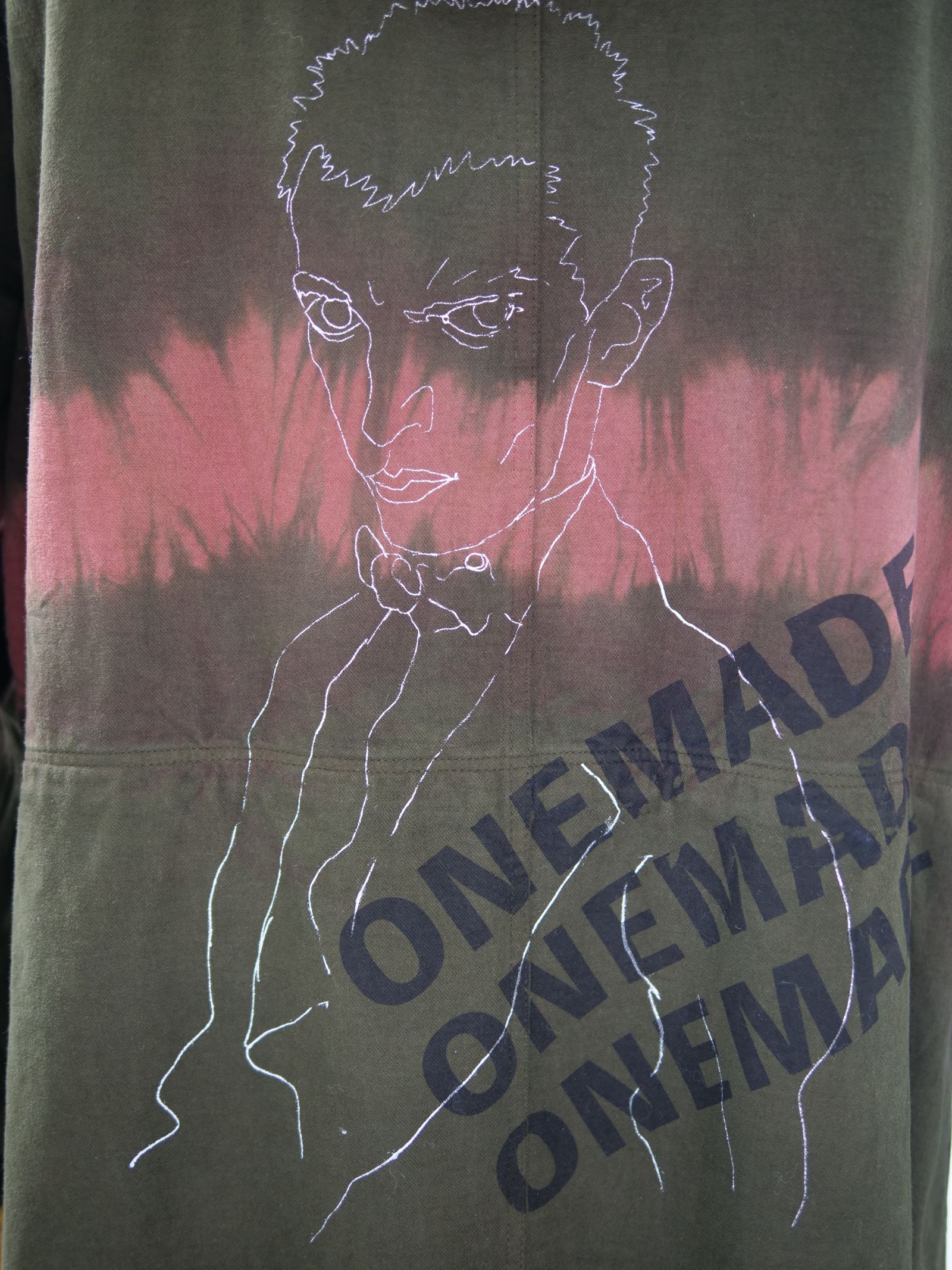 ONE820 / MODSCOAT / UNISEX / ユニセックス / ヴィンテージカーキ / ハンドメイド / タイダイ染め / 手染めモッズコート / HAND MADE / アートブランド