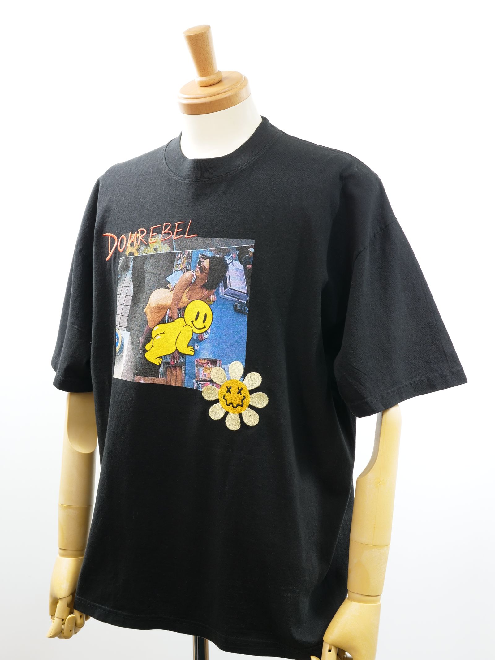BOOTY BOX T / BLACK / 黒色 / オーバーサイズ  / USA産コットン / ヘビーオンス /厚手