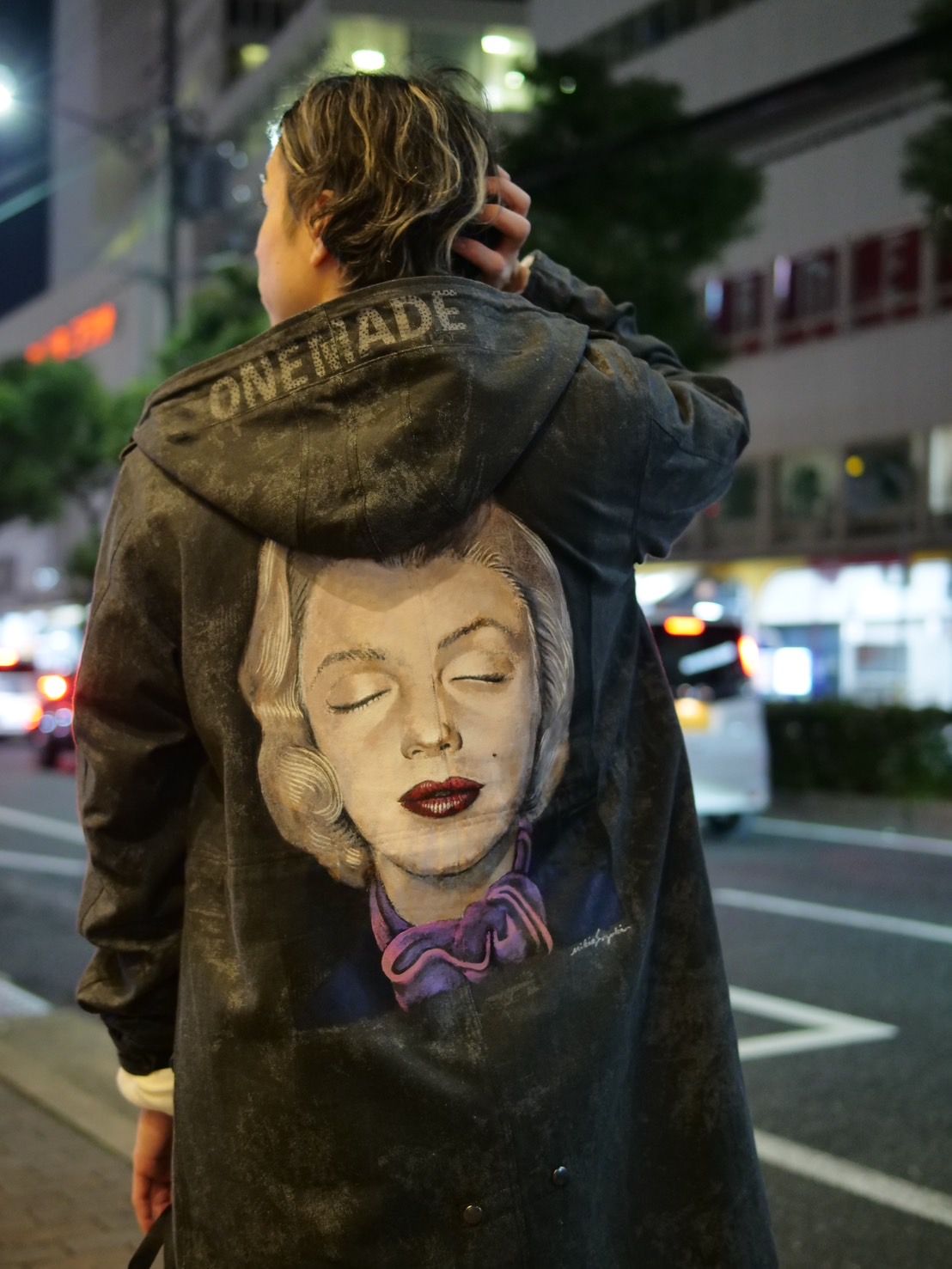 【別注 モッズコート】PARKA SHELL M-1951 / M-51 / Black Denim アウター / UNISEX / マリリンモンローデザイン