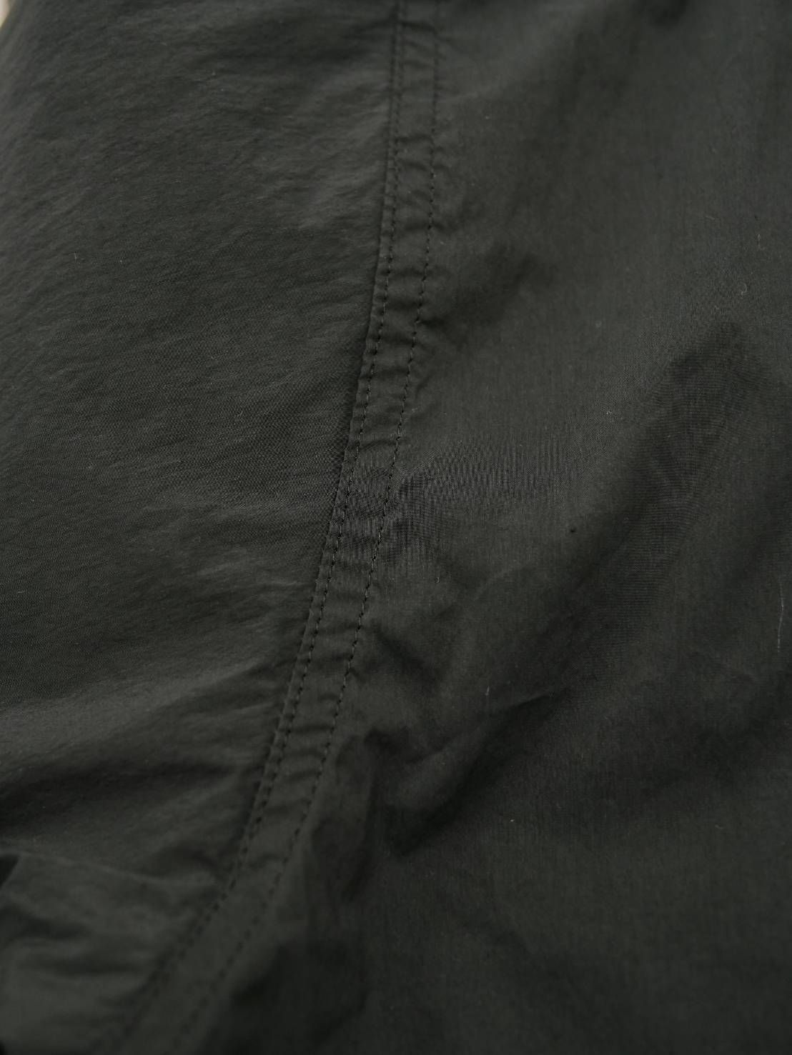 【高密度タイプライター生地のウエスタンシャツ】 BLACK / オーバーサイズシャツ