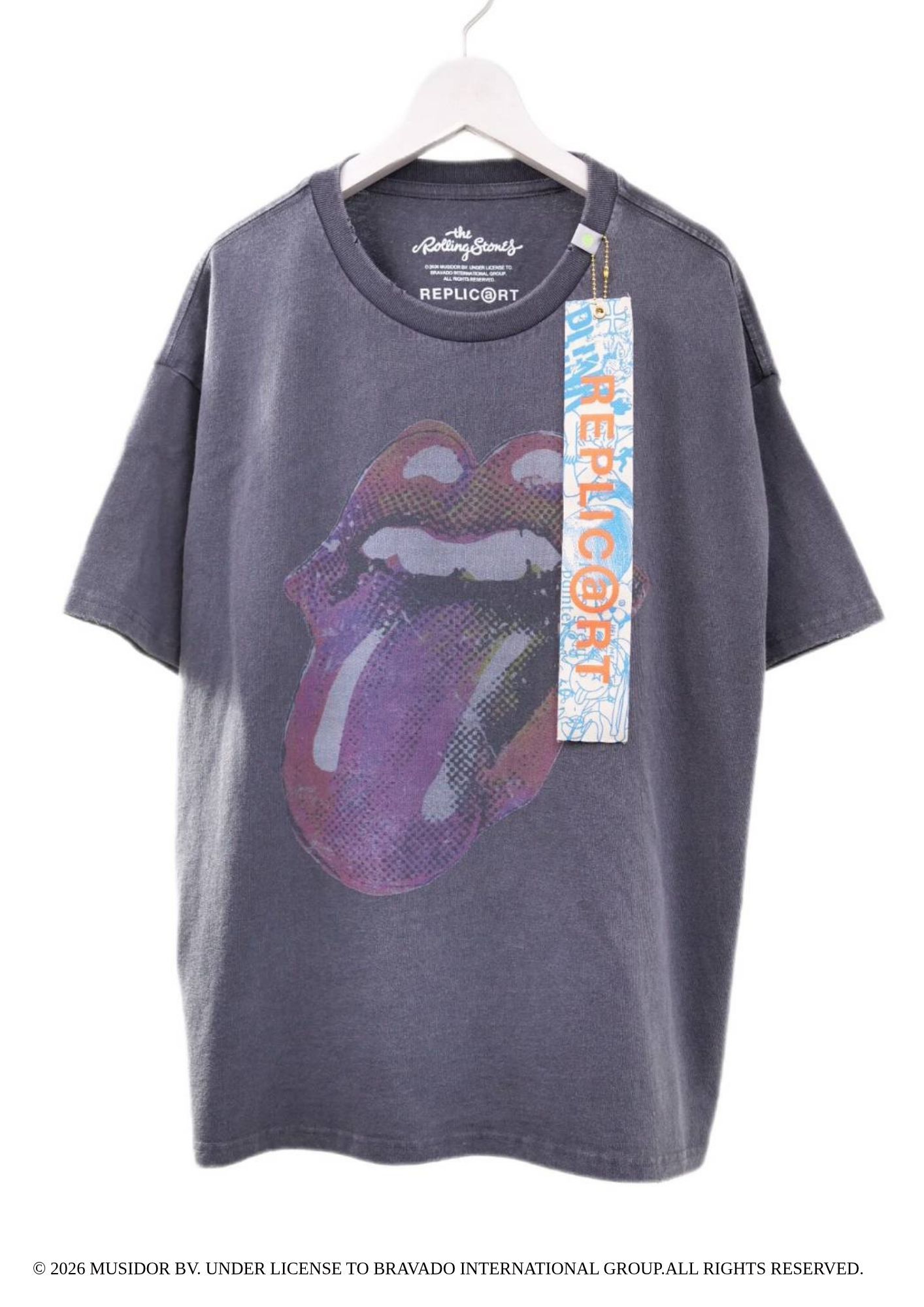 【ローリングストーンズ】 RP-RS-001 / The Rolling Stone Tシャツ / Charcoal / ユニセックス