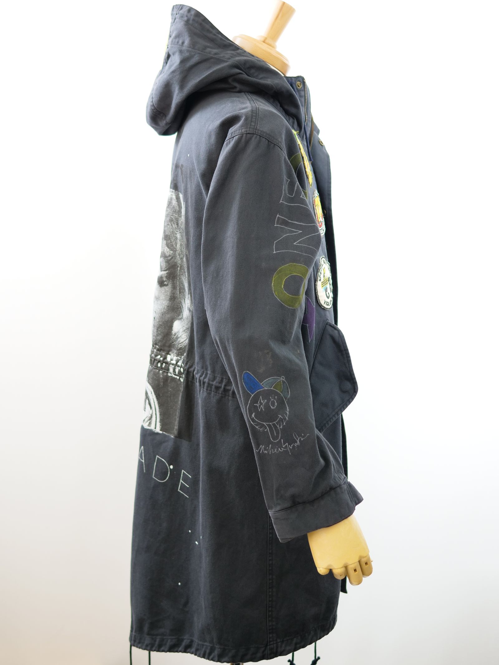 ONE-773 MODSCOAT / ハンドメイド / ネイビー / モッズコート / HAND MADE / アートブランド /