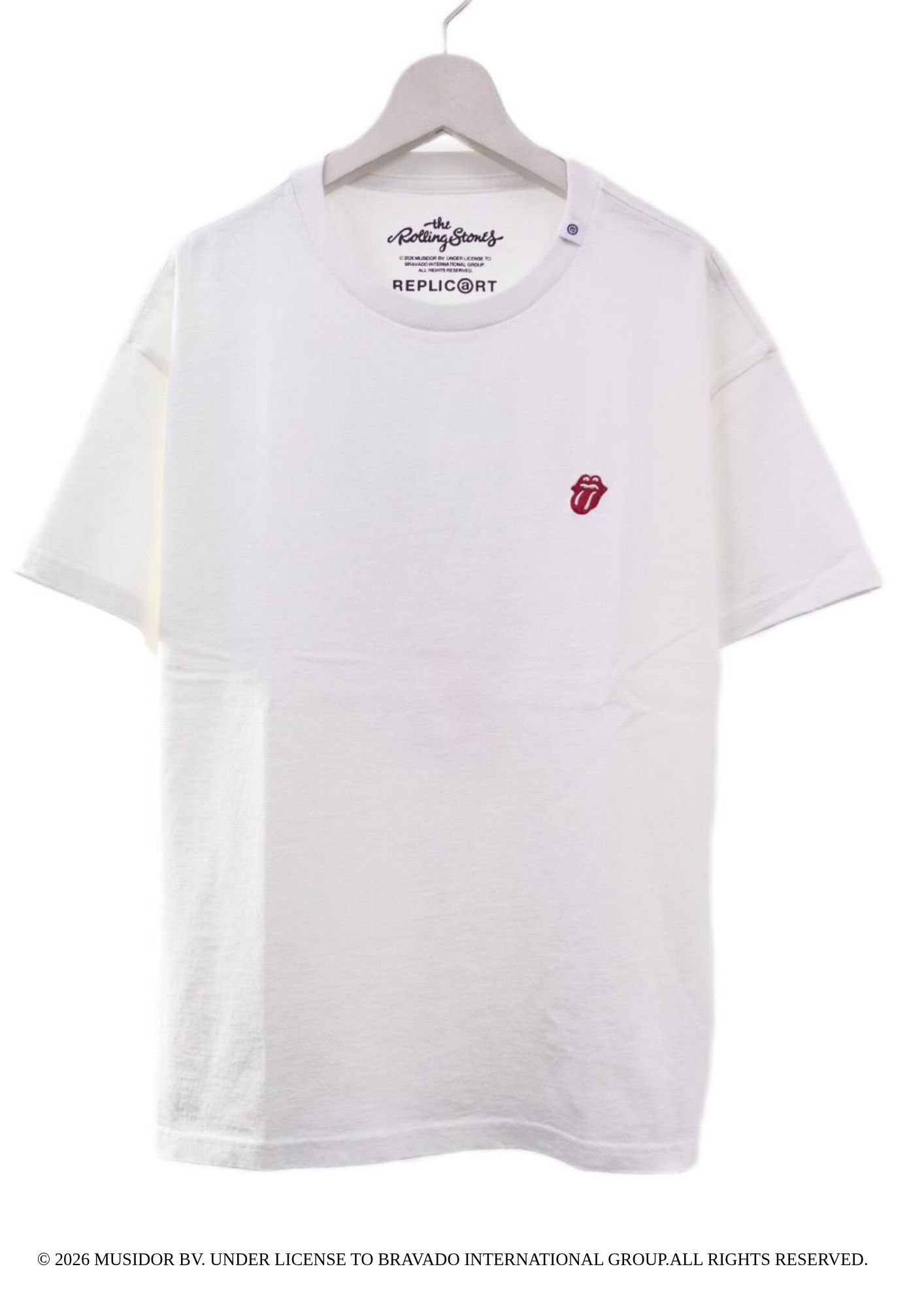 【ローリングストーンズ】 RP-RS-003 / The Rolling Stone Tシャツ / WHITE / ユニセックス
