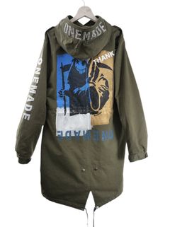 【世界で一枚だけ】別注 モッズコート / ヴィンテージカーキ / ハンドメイド / アートブランド / UNISEX /PARKA SHELL M-1951 / M-51