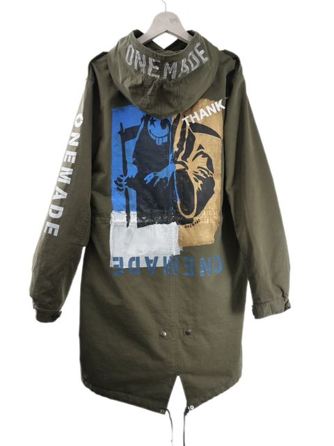 【世界で一枚だけ】別注 モッズコート / ヴィンテージカーキ / ハンドメイド / アートブランド / UNISEX /PARKA SHELL M-1951 / M-51