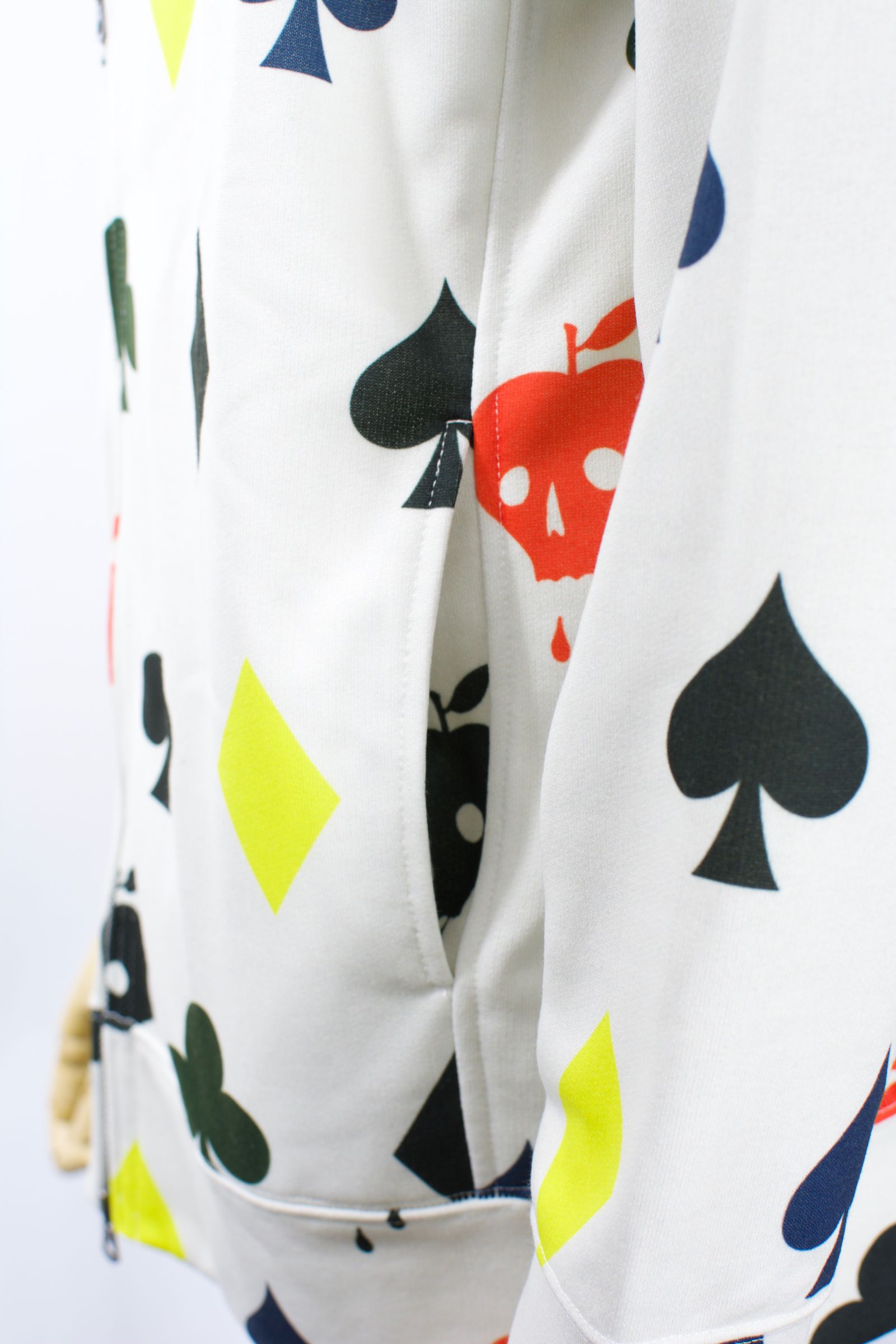 MX-1117 PARKA WHITE  /  ZIPパーカー / MADE IN JAPAN/
