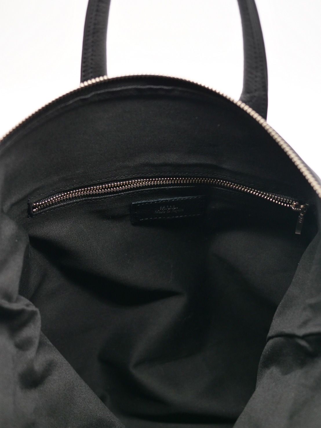 【M.U.L/ エムユーエル】本革（レザー） ブラック / ヘルメットバック / 日本製 / Made in Japan / 2way Bag / ショルダートートBag / メンズ レディース 兼用 UNISEX