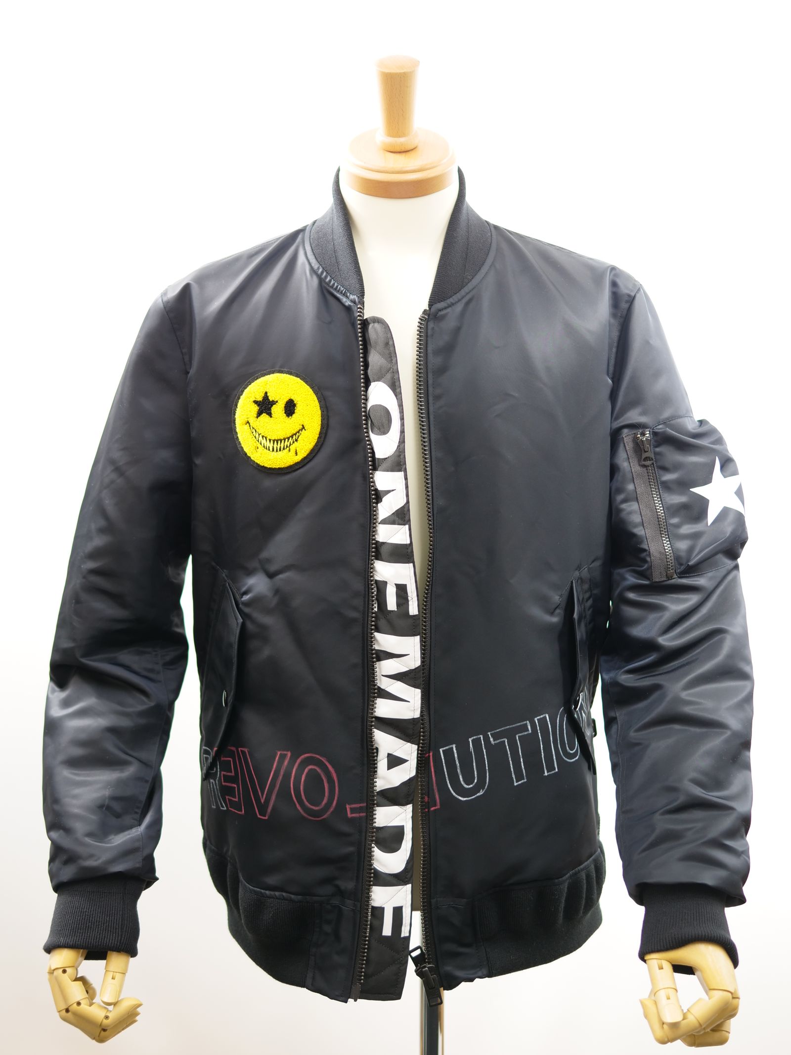 ONEMADE / LANDERBLUE別注 / 50サイズ(L〜 XL) / MA1 /リバーシブル / ハンドメイド/ MADE IN JAPAN
