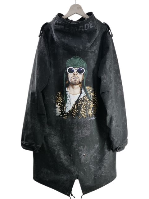 【別注 モッズコート】PARKA SHELL M-1951 / M-51 / Black Denim アウター / UNISEX / カートコバーンデザイン
