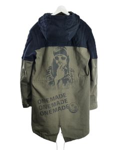 「異素材を組み合わせた」KNIT MODS COAT / ニット×モッズコート /  ハンドメイド /  MADE IN JAPAN / カートコバーン /