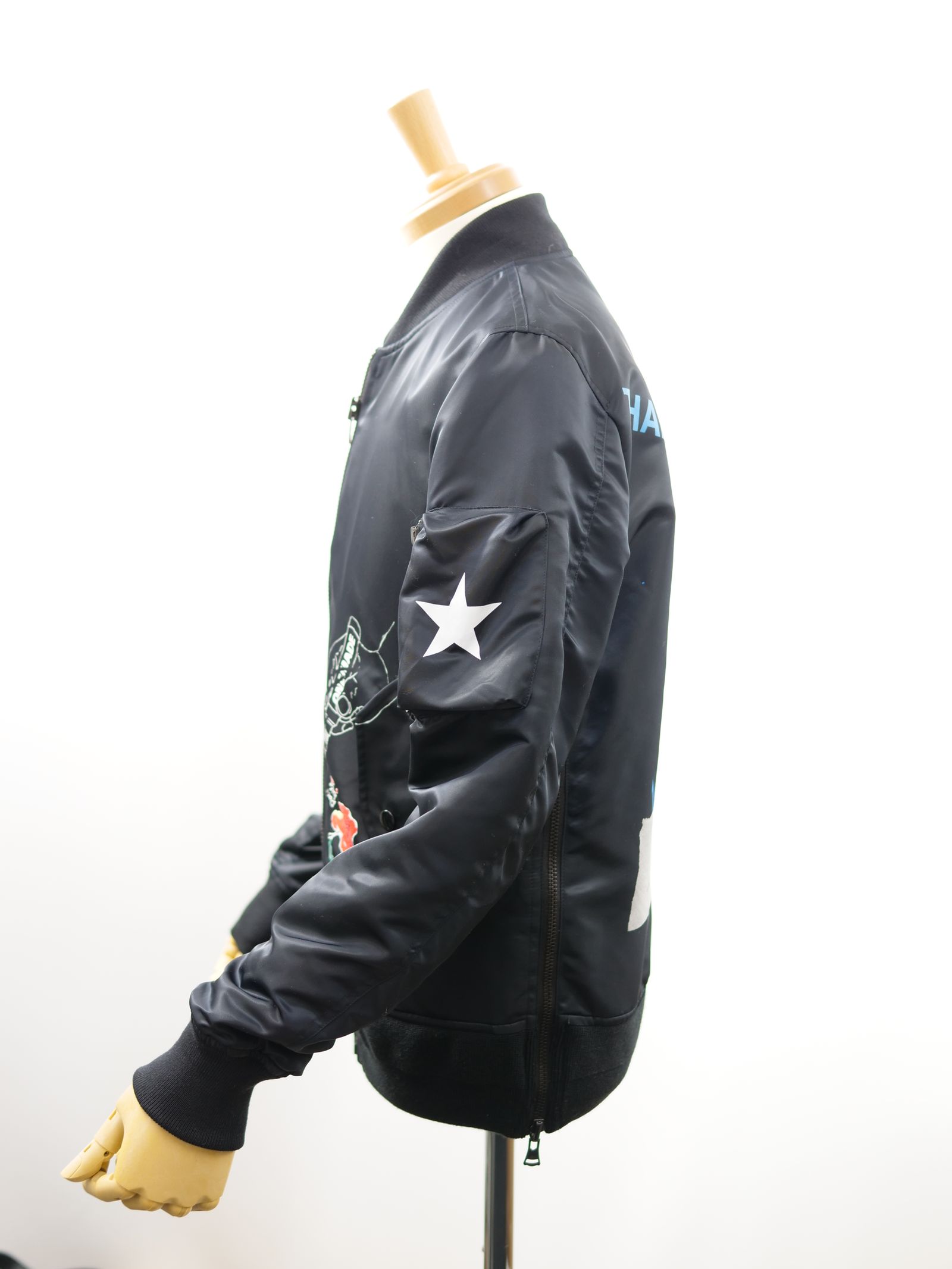 ONEMADE / LANDERBLUE別注 / 48サイズ(M〜L) / MA1 /リバーシブル / ハンドメイド/ MADE IN JAPAN