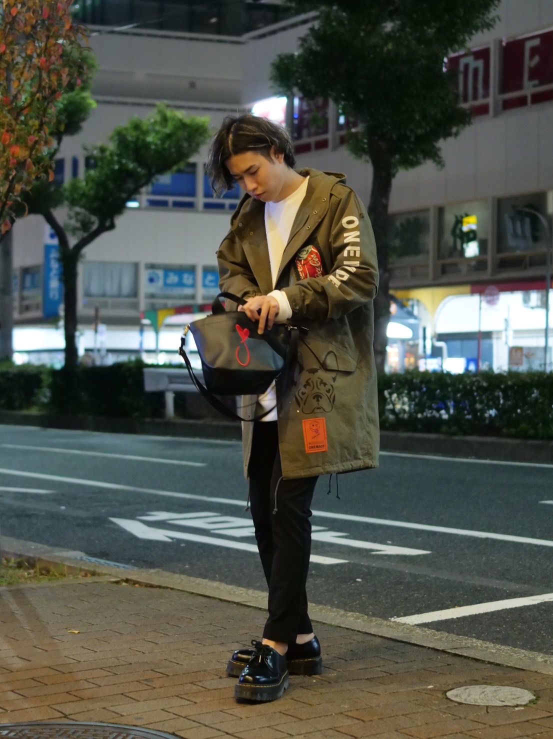 【世界で一枚だけ】別注 モッズコート / マリリンモンロー / ヴィンテージカーキ / ハンドメイド / アートブランド / UNISEX /PARKA SHELL M-1951 / M-51
