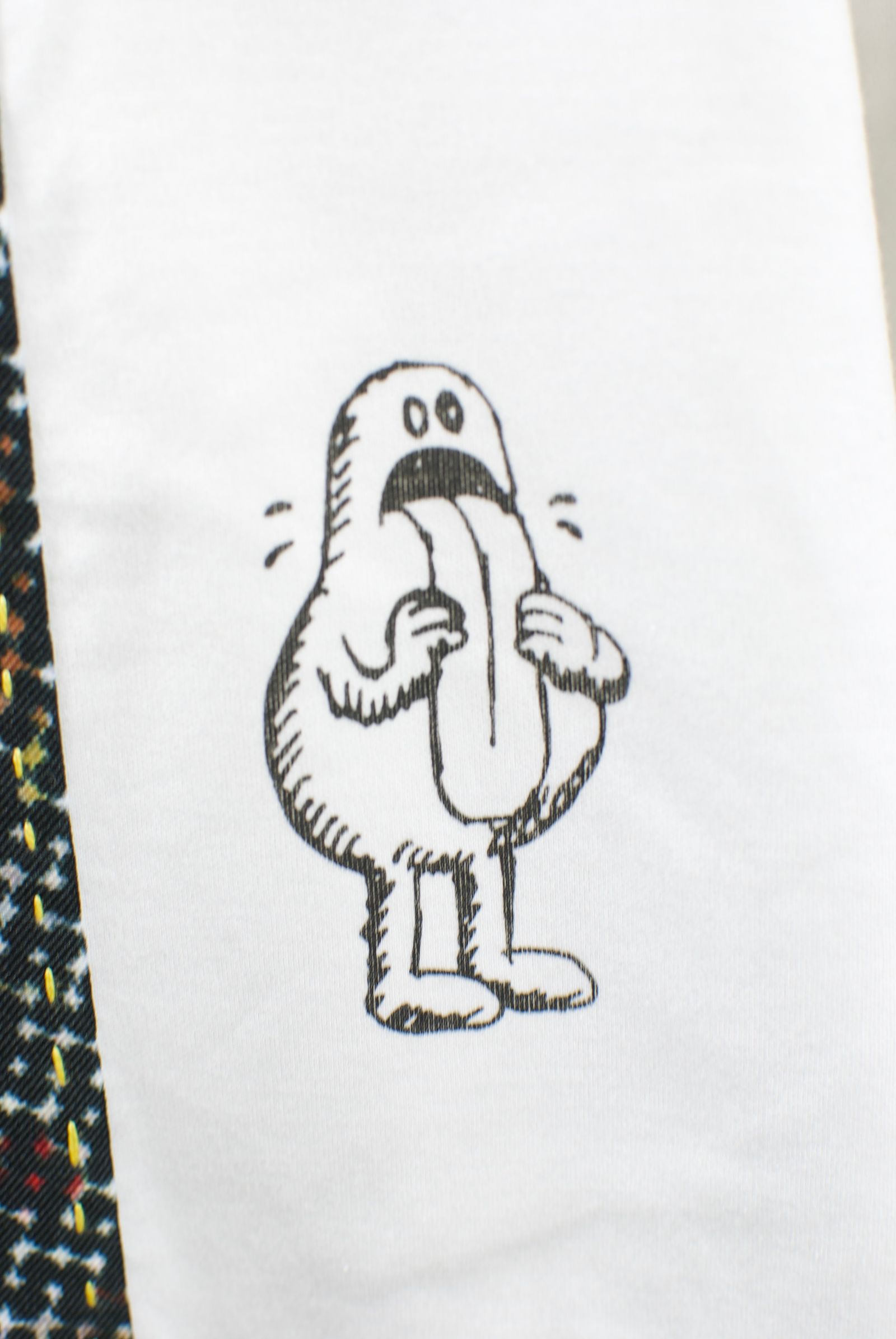 ONE-694 ZULUCKY  50サイズ / ハンドメイド / LANDER BLUE 別注モデル  / 1点もの /アートTシャツ