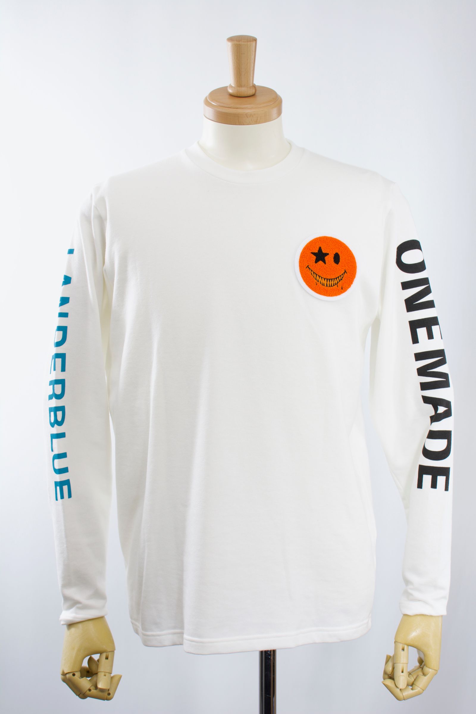ONEMADE×LANDERBLUE「別注」ONE-710 /  Mサイズ / ロングTシャツ / HAND MADE / MAXSIX /MIKIO SUZUKI
